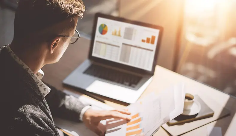 Dashboard de gestão de negócios